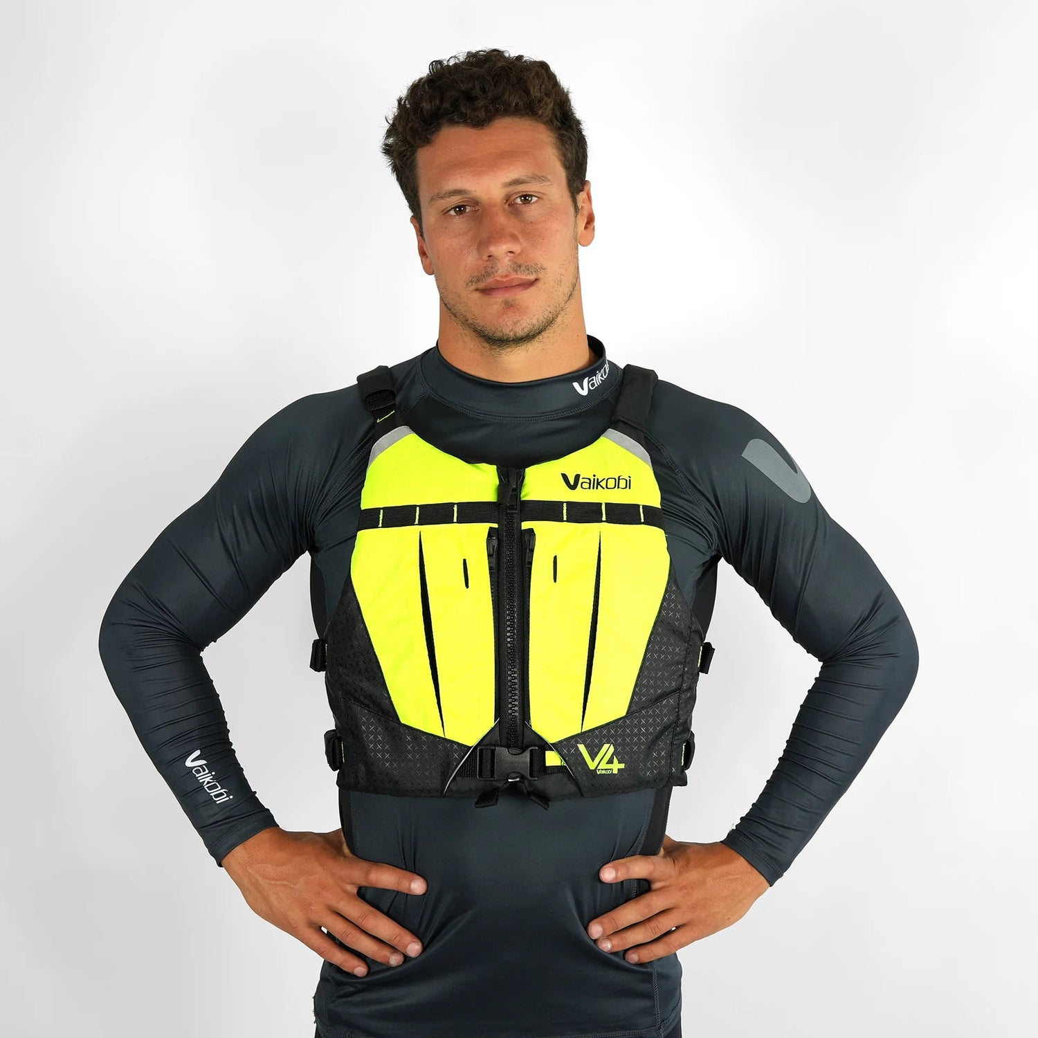 V4 Ocean Racing PFD Life Jacket - Fluro Yellow - West Coast Paddle Sports