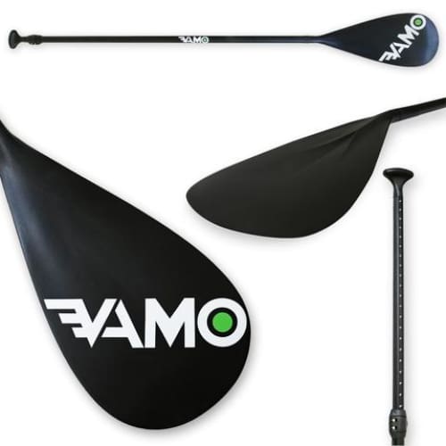 VAMO ADJUSTABLE SUP PADDLE - WHITE - West Coast Paddle Sports