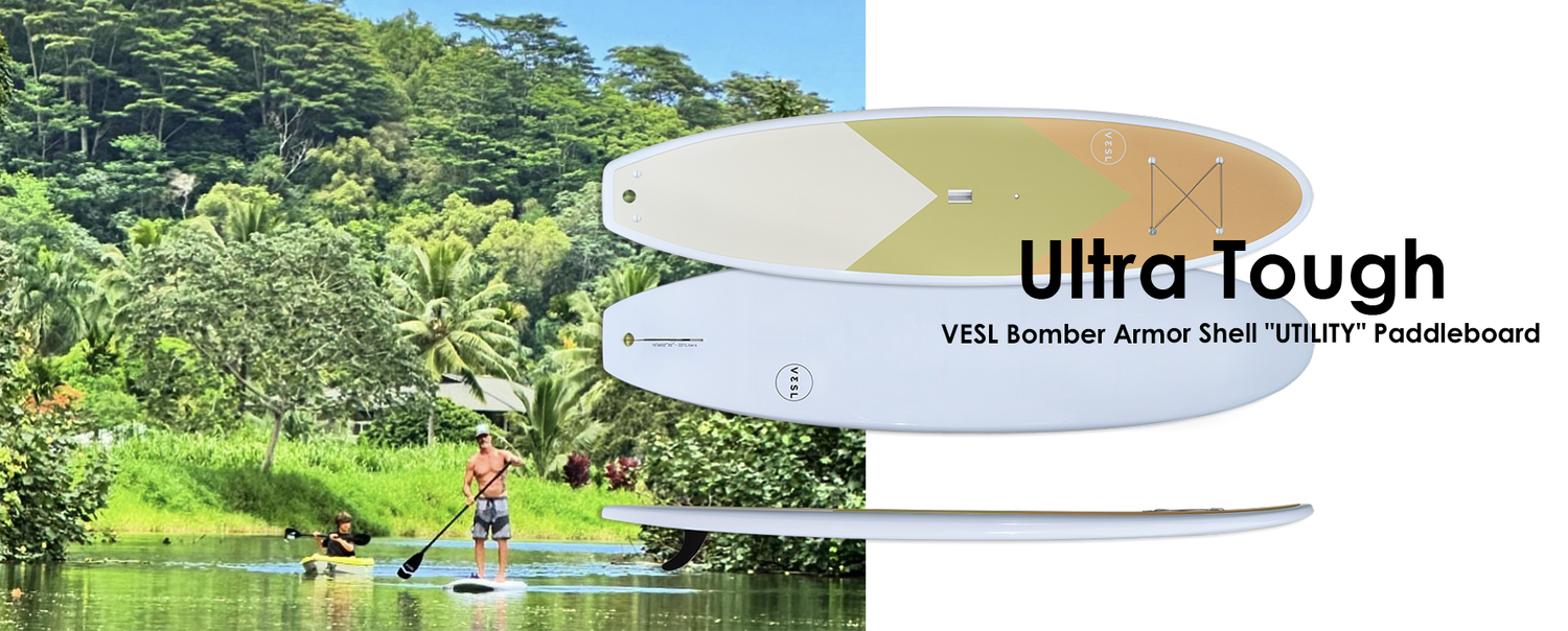 VESL BOMBER ULTRA TOUGH PADDLE BOARD 10'6" x 32" 230L - West Coast Paddle Sports