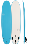 VESL 8'0 SOFT TOP LONGBOARD 66L SURFBOARD - BLUE - West Coast Paddle Sports