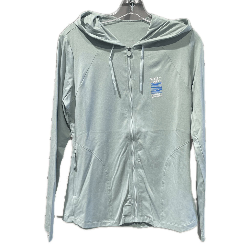 WCPS CABANA DAZE WOMEN'S ZIP - UP LONG - SLEEVE HOODIE JERSEY - West Coast Paddle Sports