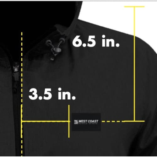 WCPS LIGHT PADDLE LONG SLEEVE ZIP JACKET - BLACK - West Coast Paddle Sports