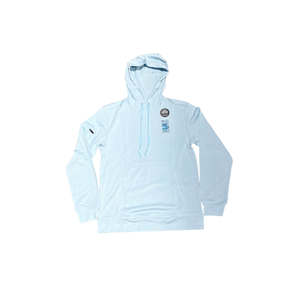 WCPS LIGHT SWEATSHIRT LONG SLEEVE - Light Blue - West Coast Paddle Sports