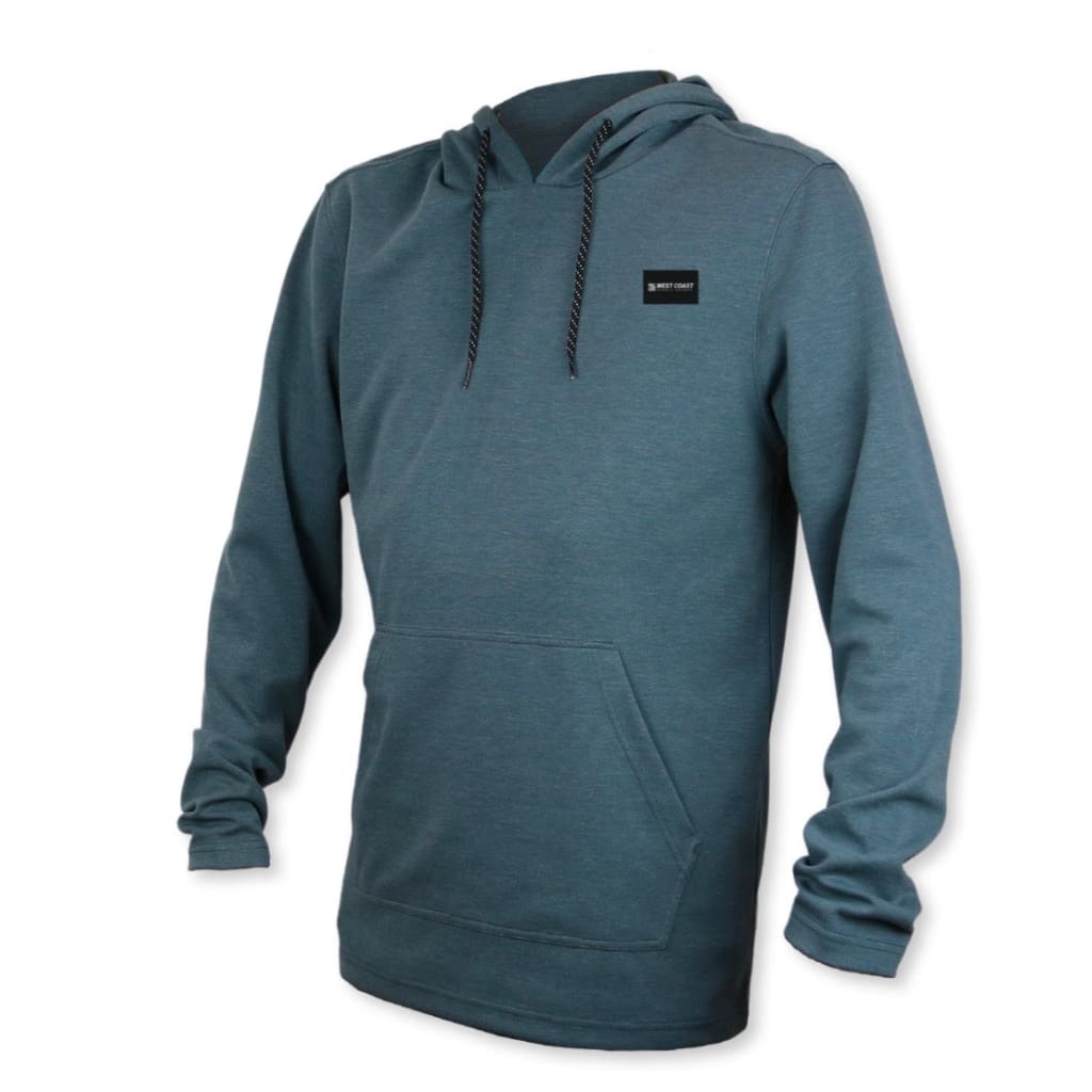 WCPS LIGHT SWEATSHIRT LONG SLEEVE ZIP JACKET - OLIVE - West Coast Paddle Sports