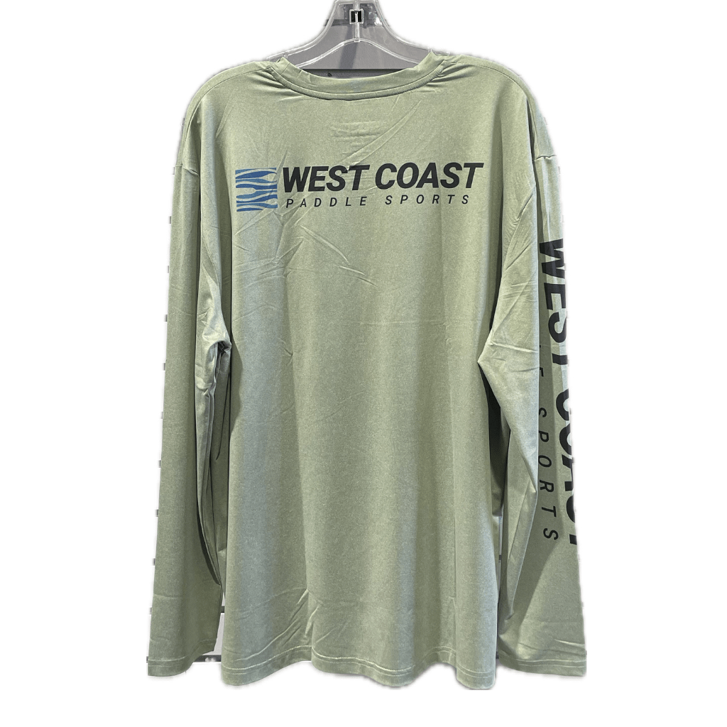 WCPS Long Sleeve Race Jersey/ Green - West Coast Paddle Sports
