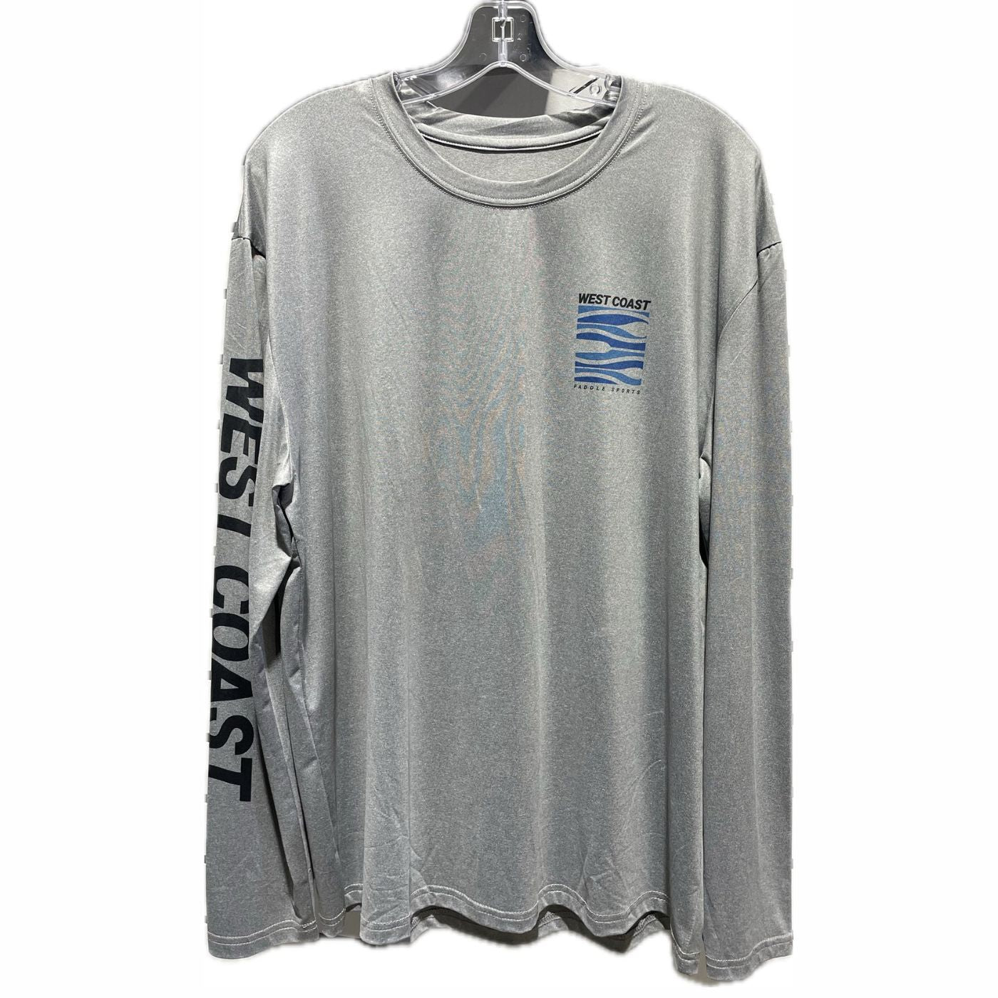 WCPS Long Sleeve Race Jersey/ Grey - West Coast Paddle Sports