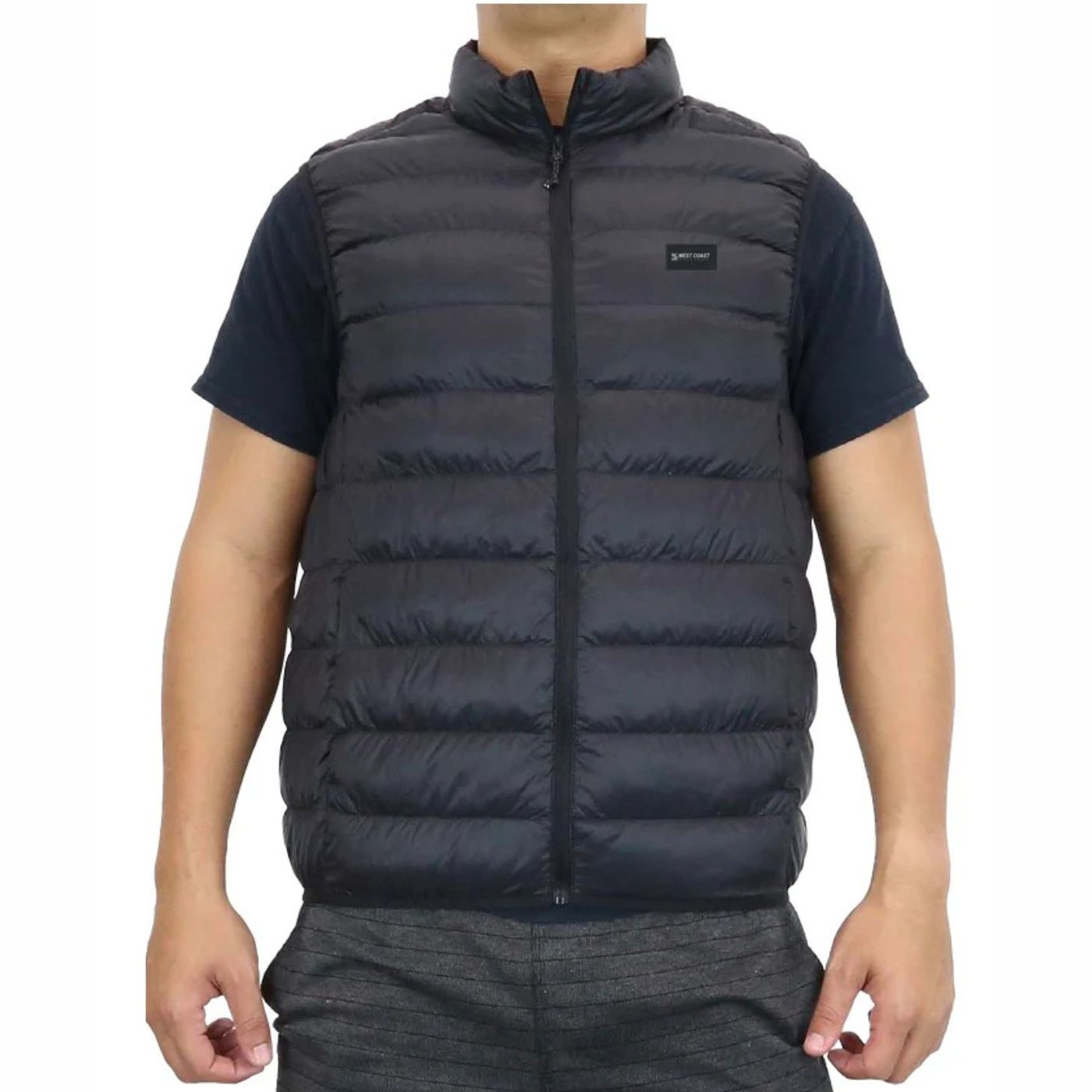 WCPS PUFFY VEST - BLACK - West Coast Paddle Sports