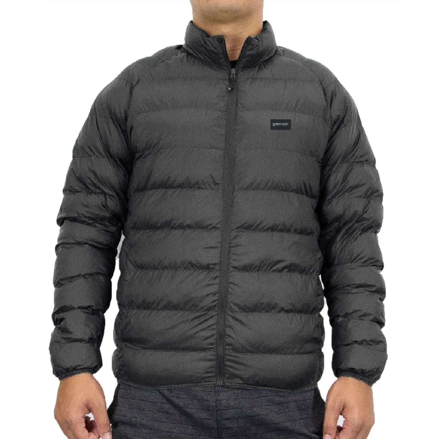 WCPS ULTRA - LIGHT DOWN PACKABLE JACKET - BLACK - West Coast Paddle Sports
