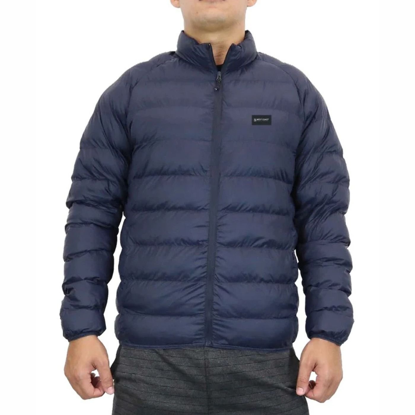 WCPS ULTRA - LIGHT DOWN PACKABLE JACKET - NAVY - West Coast Paddle Sports