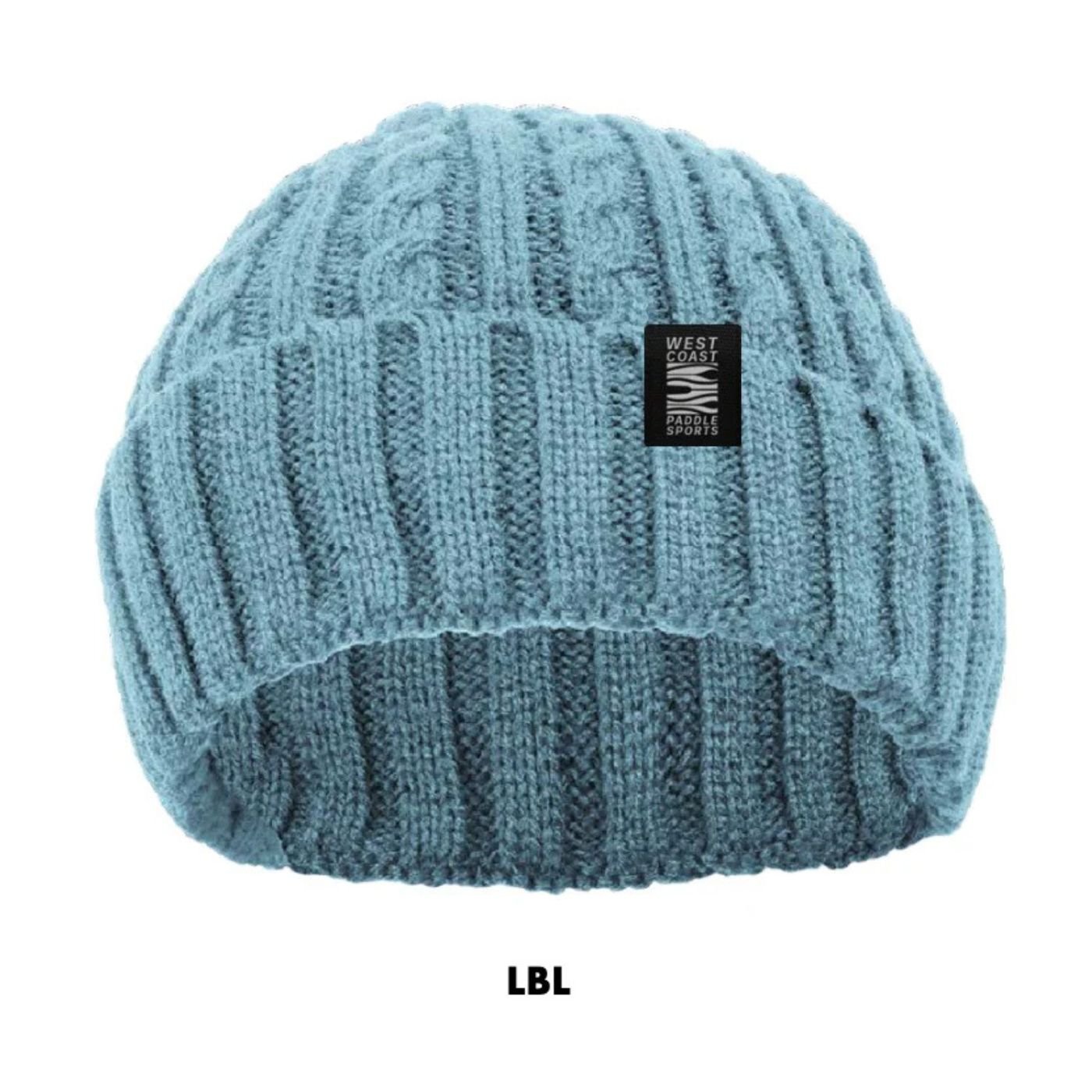 WCPS WOMEN'S BEANIE - LIGHT BLUE - West Coast Paddle Sports