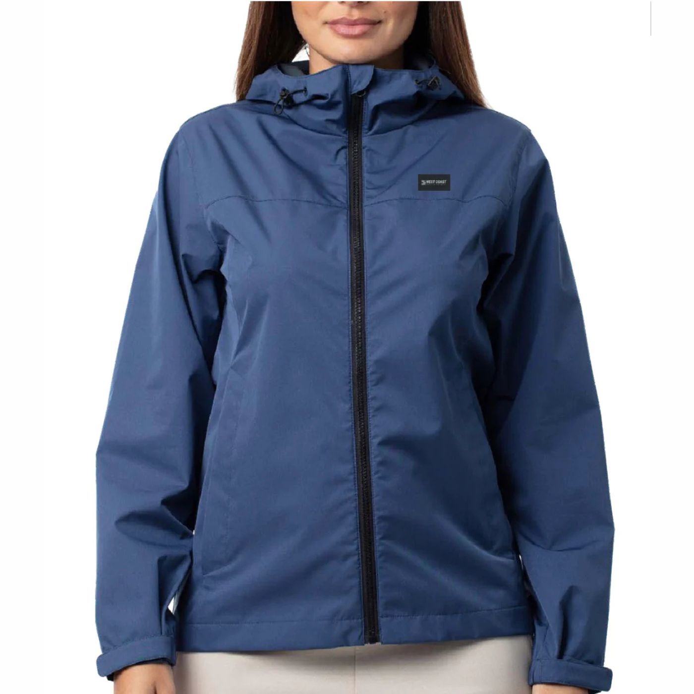 WCPS WOMEN'S LIGHT JACKET - NAVY - West Coast Paddle Sports