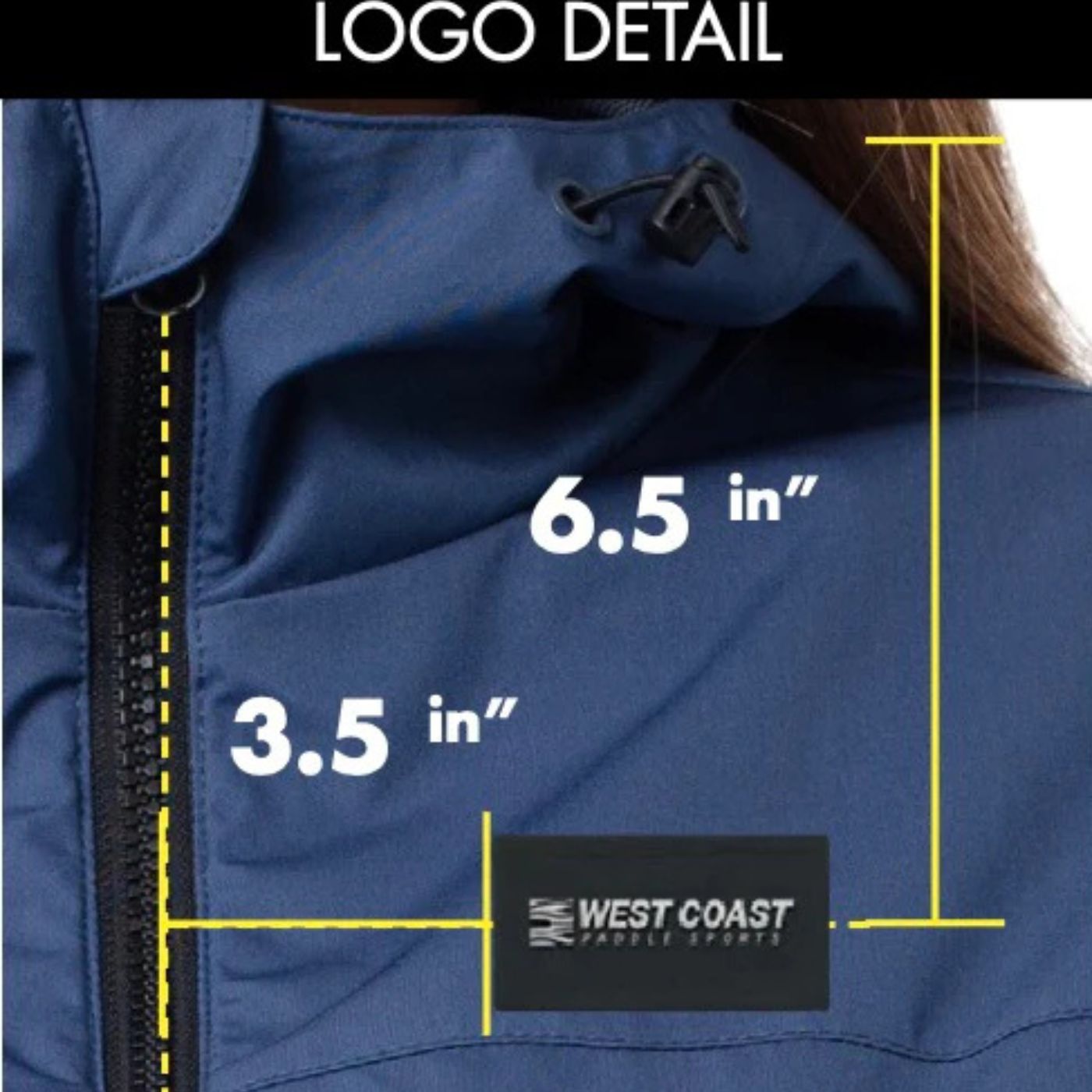 WCPS WOMEN'S LIGHT JACKET - NAVY - West Coast Paddle Sports