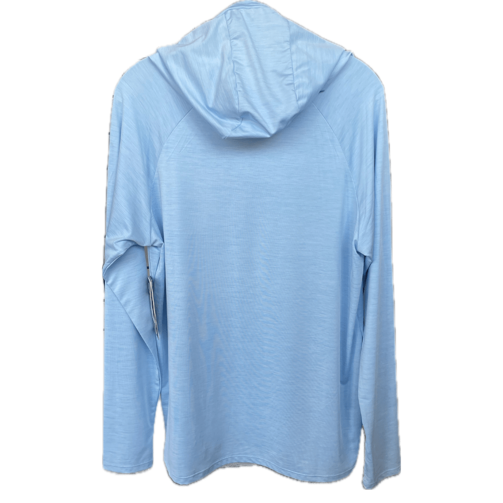 WCPS WOMEN'S LIGHT PADDLE LONG SLEEVE HOODIE - HEATHER BLUE - West Coast Paddle Sports