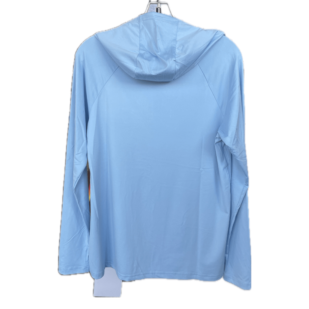 WCPS WOMEN'S LONG SLEEVE HOODIE PADDLE JERSEY BLUE - West Coast Paddle Sports