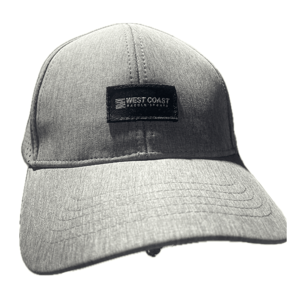 West Coast Paddle Sports Luxury Performance Heather Grey Hat - West Coast Paddle Sports