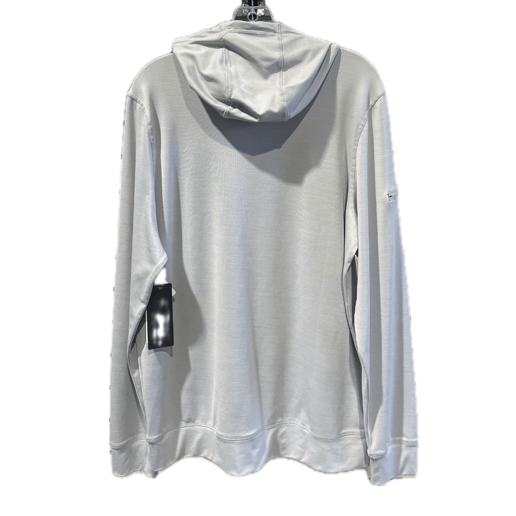 WEST COAST PADDLE SPORTS MEN'S LIGHT PADDLE LONG SLEEVE HOODIE - GRAY - West Coast Paddle Sports