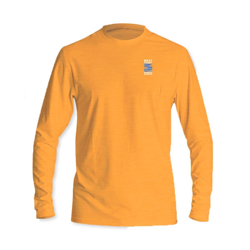 WEST COAST PADDLE SPORTS MEN'S LONG SLEEVE JERSEY - ORANGE - West Coast Paddle Sports