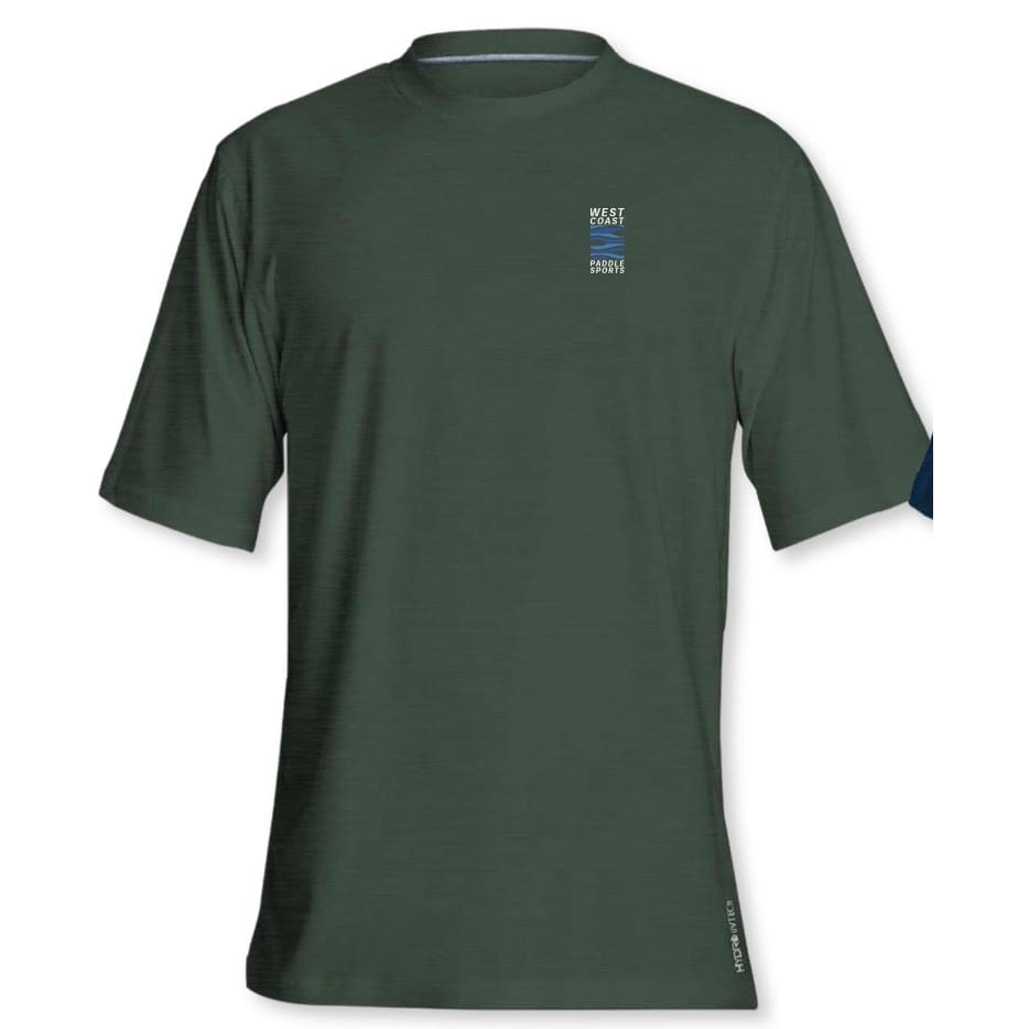WEST COAST PADDLE SPORTS MEN'S PADDLE SHORT SLEEVE JERSEY - OLIVE - West Coast Paddle Sports