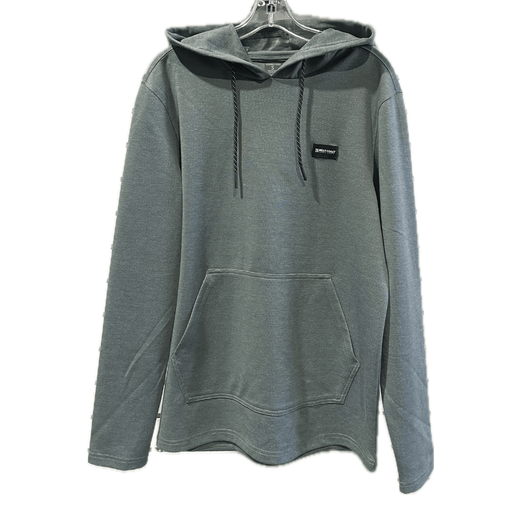 WEST COAST PADDLE SPORTS UNISEX LONG SLEEVE HOODIE - OLIVE - West Coast Paddle Sports