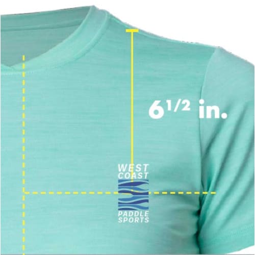 WEST COAST PADDLE SPORTS WOMEN'S PADDLE JERSEY - MINT - West Coast Paddle Sports