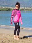 Silverback Hawaii Hawaiian Hydro Hoodie Paddle Shirt - Women's Tribal Tatoo - West Coast Paddle Sports