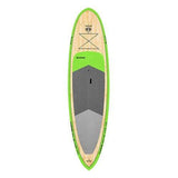 BRUSURF CHARGER GREEN BAMBOO SUP 10’6″ x 32″ - West Coast Paddle Sports