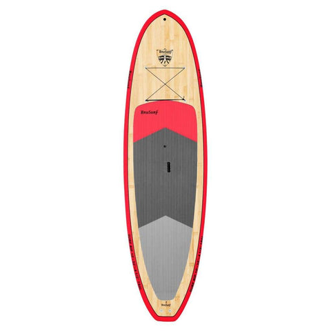 BRUSURF SURFSHRED BAMBOO SUP 9’6 X 33 PKG - Red - BOARDS