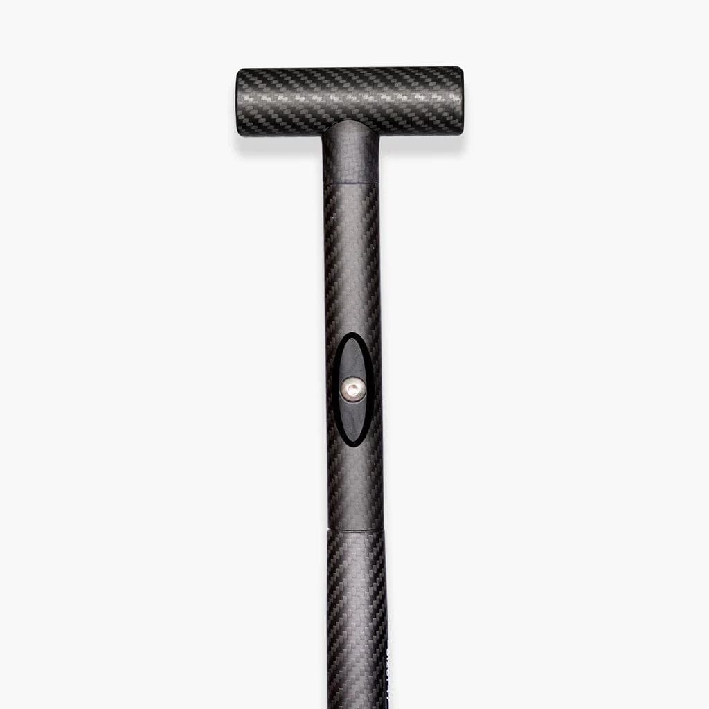 Burnwater Reactor III Carbon Ultra 360 Dragon Boat Paddle Carbon/ Adjustable - West Coast Paddle Sports