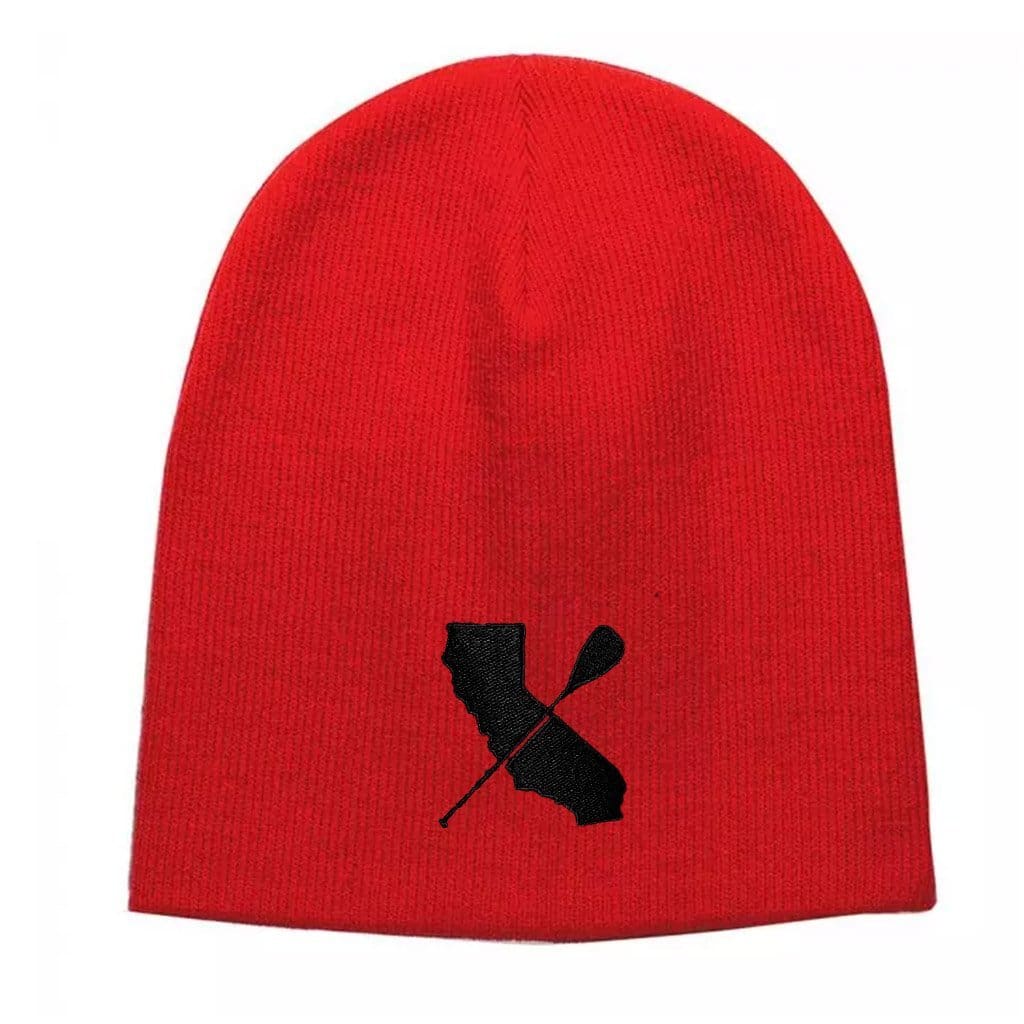 Cali Paddler Beanie - Red - APPAREL