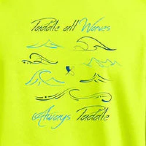 CALI PADDLER MEN'S HiVis Yellow Paddle All Waves Jersey - West Coast Paddle Sports