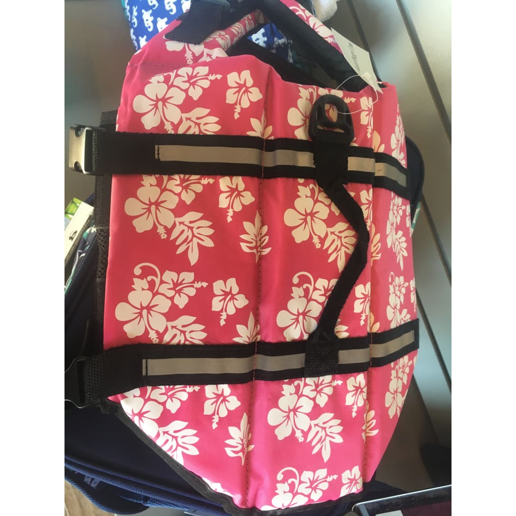 Canine PFD’s - medium / pink/flower - Animals & Pet Supplies