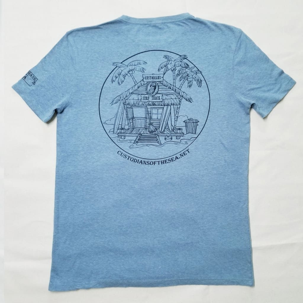 Custodians of the Sea - Hemp "Surf Shack Shangri - La" Unisex T-shirt - West Coast Paddle Sports
