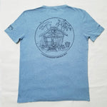 Custodians of the Sea- Hemp Surf Shack Shangri-La Unisex T-shirt - Small - Apparel & Accessories