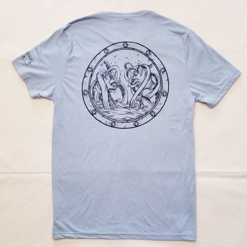 Custodians of the Sea-The Kraken Printed with Living Ink Algae Ink - Small - Apparel & Accessories