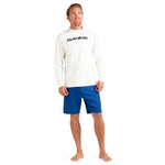Dakine Roots Loose Fit Long Sleeve Rashguard Crew - Surf White / M - APPAREL