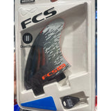 FCS G-XQ Rear Fins - Orange Smoke - FINS