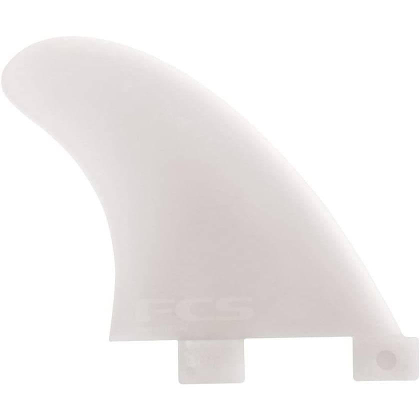 FCS GL Natural Glass Flex Tri Side Fin Set X - small - West Coast Paddle Sports