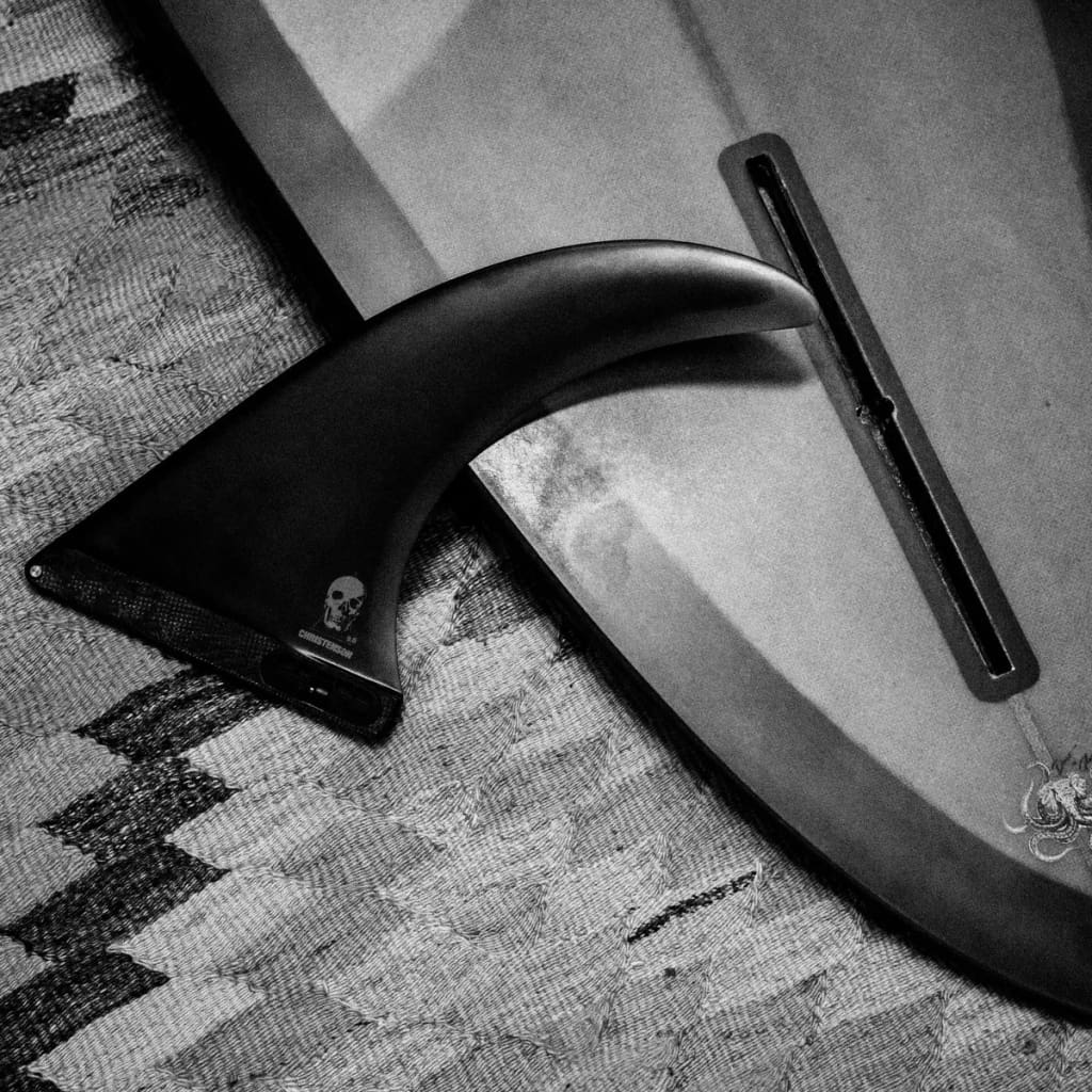 FCS II CHRISTENSON PG BLACK 9’ LONGBOARD FIN - FINS
