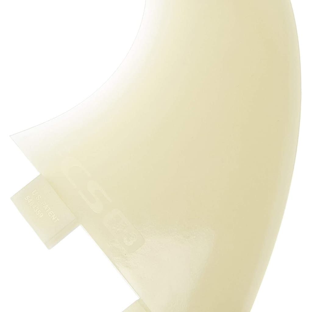 FCS M5 Natural Glass Flex Tri Set of Fin Medium - West Coast Paddle Sports