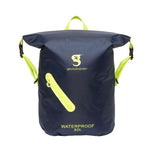 Geckobrands Lightweight 30L Waterproof Backpack - Navy/Green - GEAR/EQUIPMENT