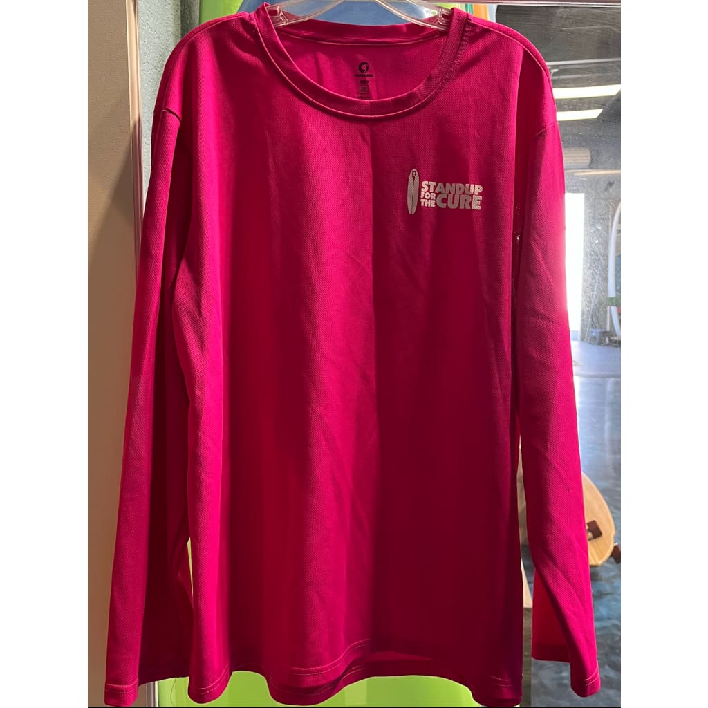 Men's XXL Stand of For the Cure long sleeve race jersey - West Coast Paddle Sports