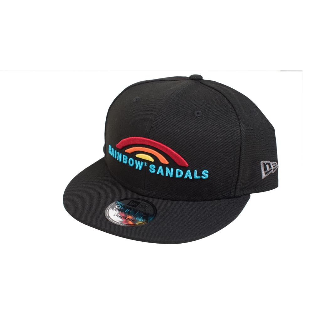 New Era Rainbow Sandals Black 100% Polyester Snap Back Hat - West Coast Paddle Sports