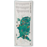 Nomadix Original Towel: Assorted Colors - 59 Parks US Map - APPAREL