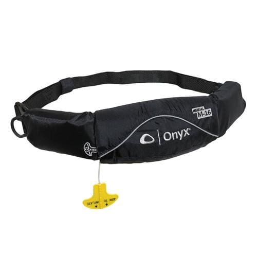 ONYX M-16 BELT PACK MANUAL INFLATABLE LIFE JACKET PFD - West Coast Paddle Sports