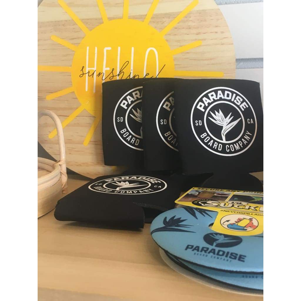 Paradise Board Company koozie - West Coast Paddle Sports