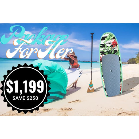 Pop Boards SUP Royal Hawaiian 10’ x 33 (168L) Package Deal - BOARDS