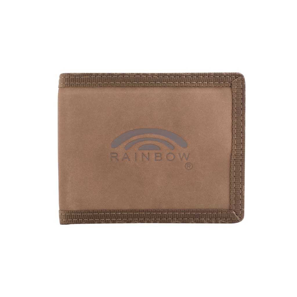 Rainbow Bi - fold Wallet w/Jacquard Webbing around the sides - West Coast Paddle Sports