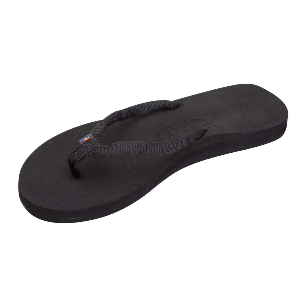 Black rainbow shop flip flops womens