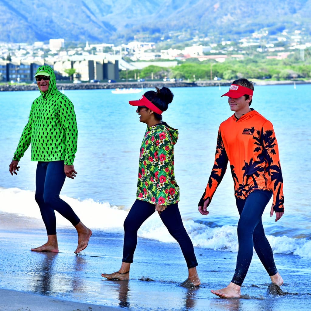 Silverback Hawaii Hawaiian Hydro Hoodie Paddle Shirt - Men's - West Coast Paddle Sports