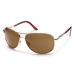 Suncloud Aviator Sunglasses - Gold/PLR Brown - APPAREL